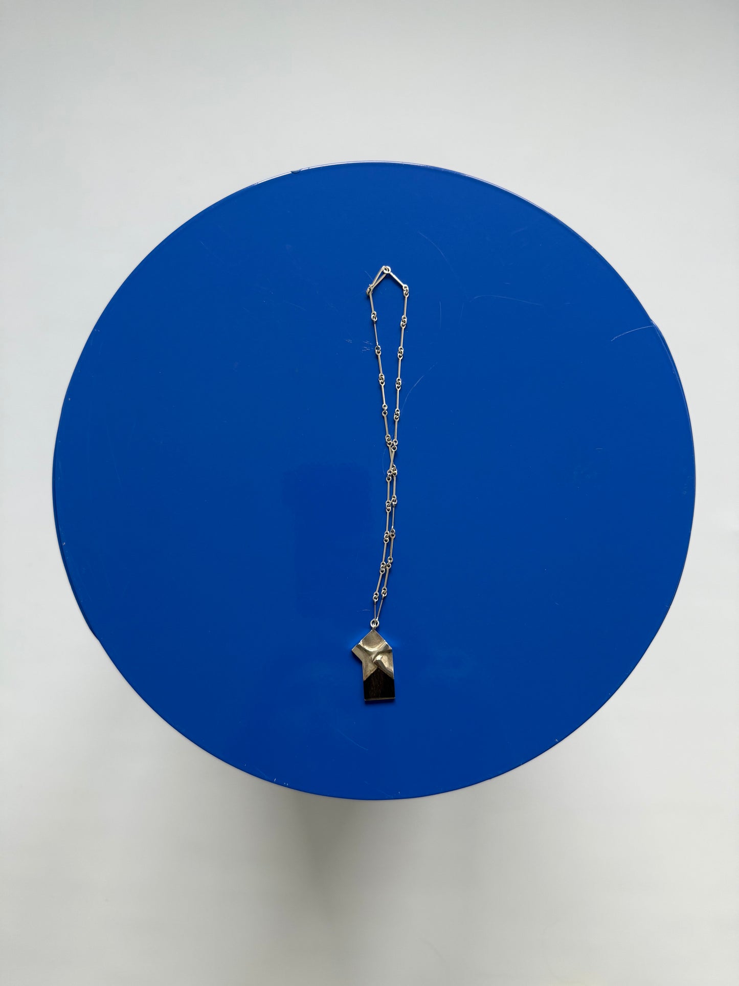 Lapponia Björn Weckström srebrny naszyjnik z hebanem