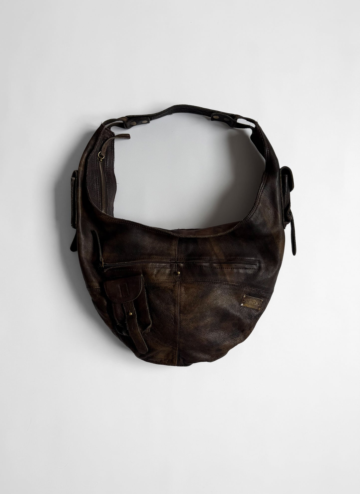 Vintage Diesel Skórzana Torba Hobo