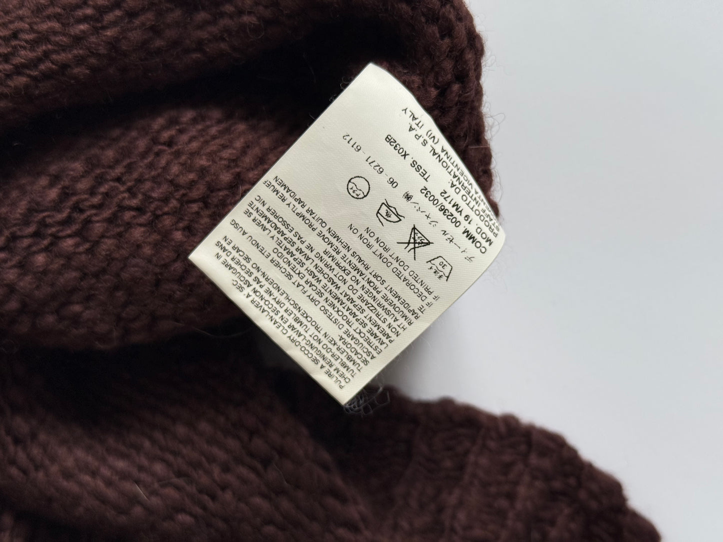 Vintage Diesel Style Lab wełniana kamizelka