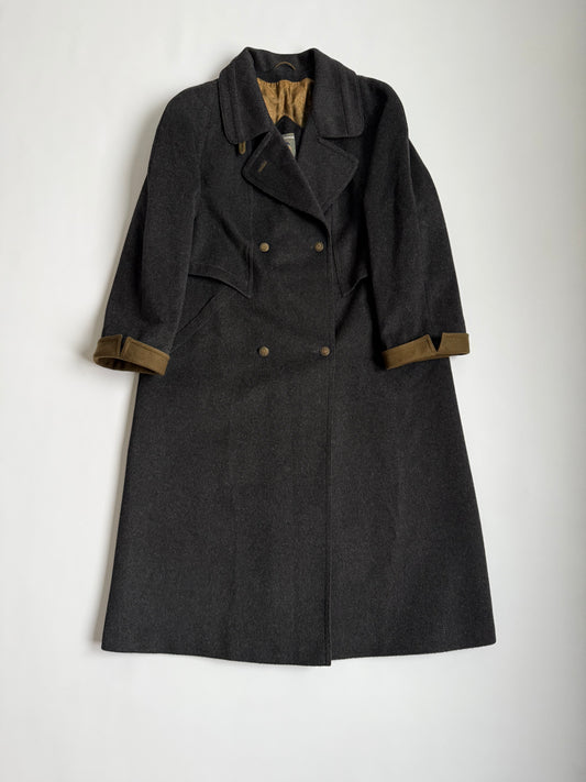 Vintage wełniany płaszcz