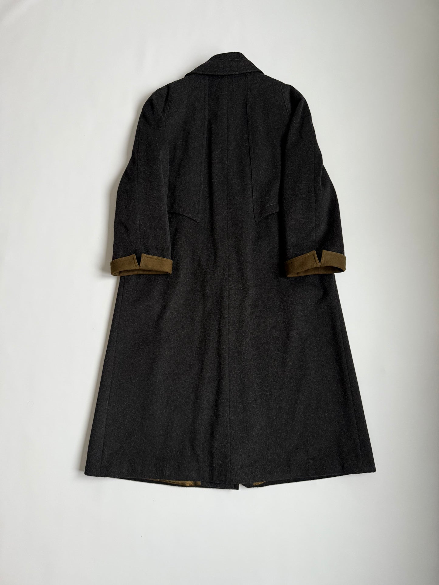 Vintage wełniany płaszcz